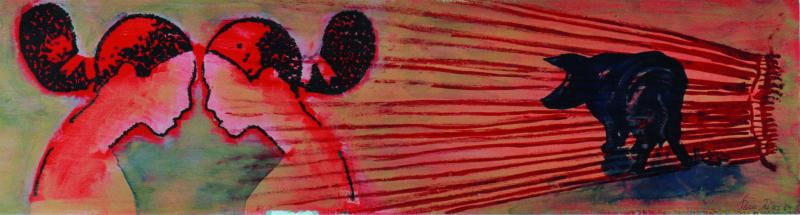 Zum experimentellen Umgang mit Farbe, Form und Material