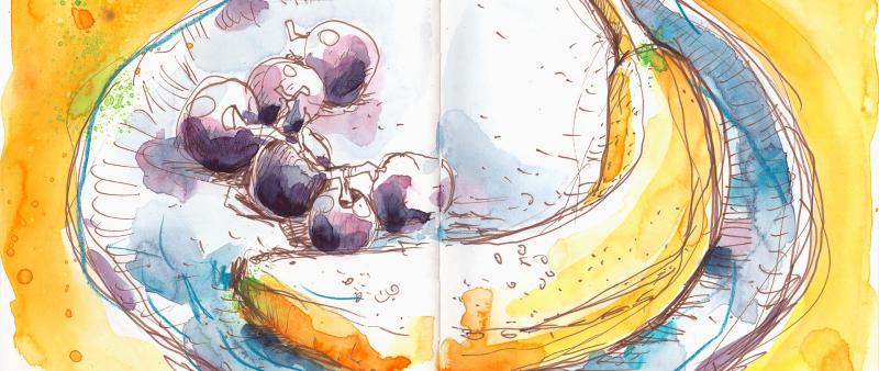 Lebendig skizzieren mit Aquarellfarben